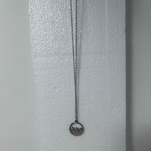Elegant Silver Pendant Necklace
